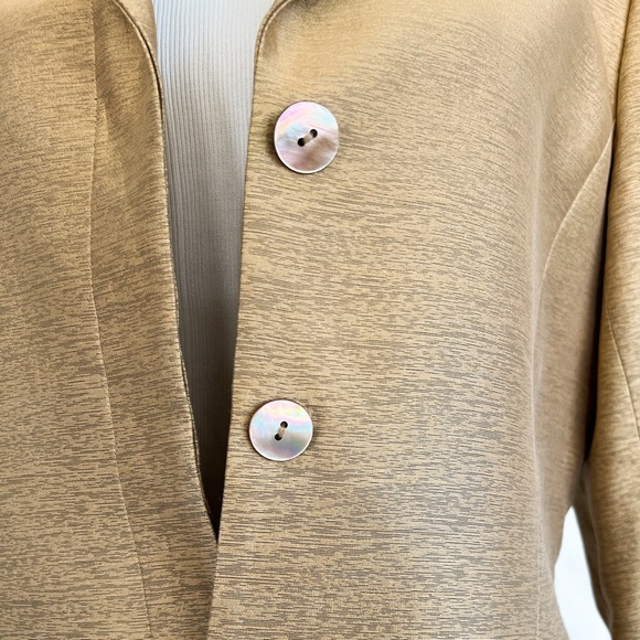 Silk & Wool Dana Buchman Jacket 6 - Picture 4 of 13